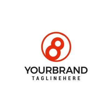Billiard Logo Template Design Stock Illustration