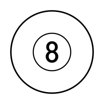 Billiard logo template vector icon design - Vector Stock Illustration