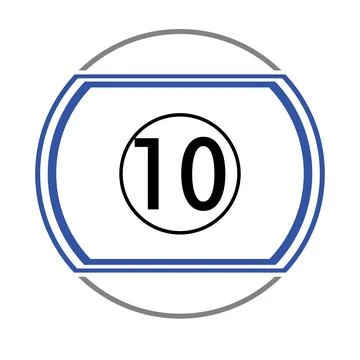 Billiard logo template vector icon design - Vector Stock Illustration