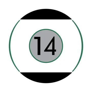 Billiard logo template vector icon design - Vector Stock Illustration