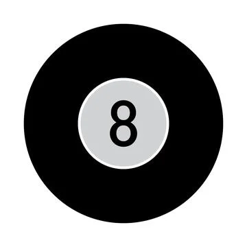 Billiard logo template vector icon design - Vector Stock Illustration