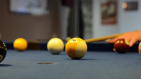 Billiard play 1080p Stock Footage 39725860
