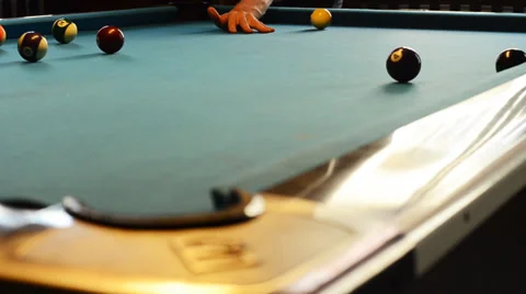 Billiard play Time lapse 1080p Stock Footage 39721095