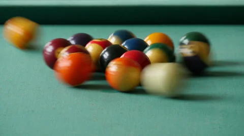 Billiard pool 4k Video stock 50851525