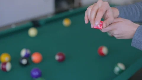 Billiard Pool Cue Stock-Footage 126653473