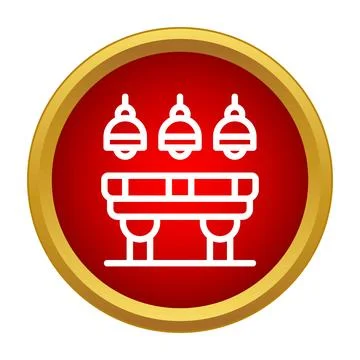 Billiard pool table game hobby recreation icon Illustrazione stock