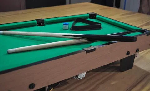 Billiard pool table Stock Photos