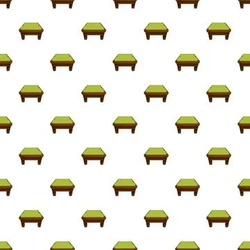 Billiard pool tables creating repeat pattern background Illustrazione stock