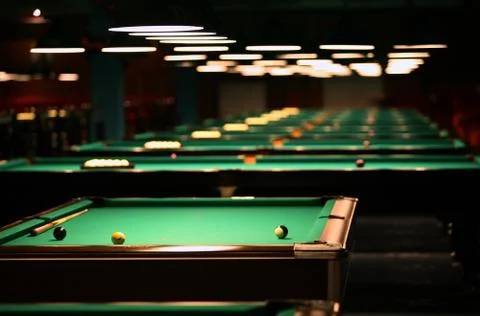 Billiard room Stock Photos