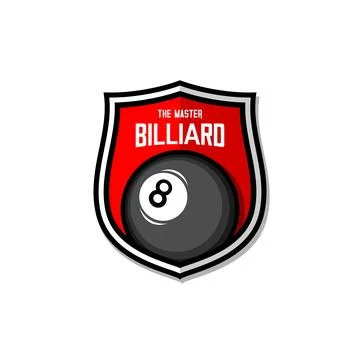 BILLIARD SHIELD Stock Illustration