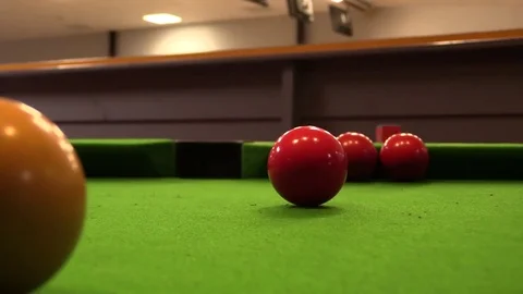 Billiard shot Stock Footage 76869609