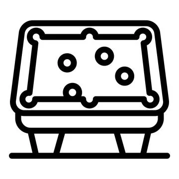 Billiard table with balls ready for playing pool game Stock Illustration