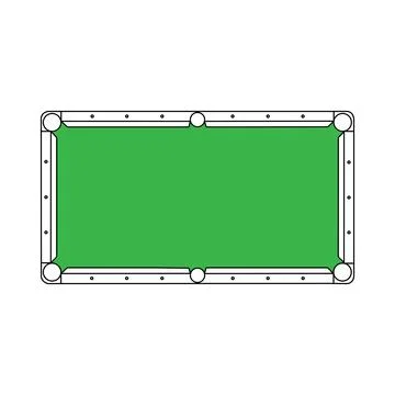 Billiard table icon Illustrazione stock