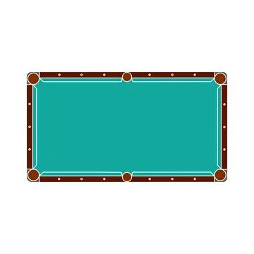 Billiard table icon Stock Illustration