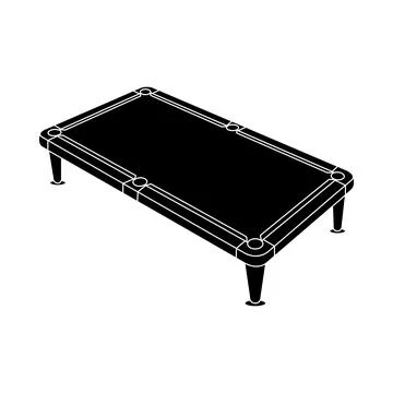 Billiard table icon Stock Illustration