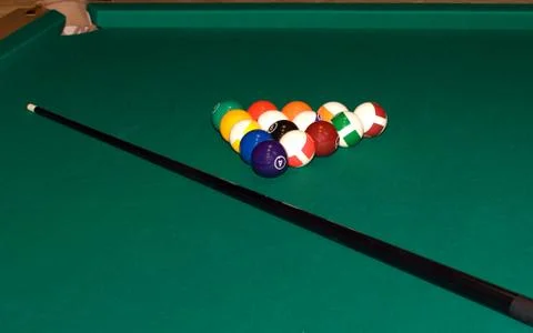 Billiard table. Stock Photos
