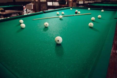 Billiard table Stock Photos