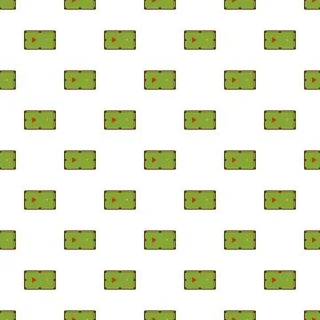 Billiard table playing field seamless pattern 스톡 일러스트