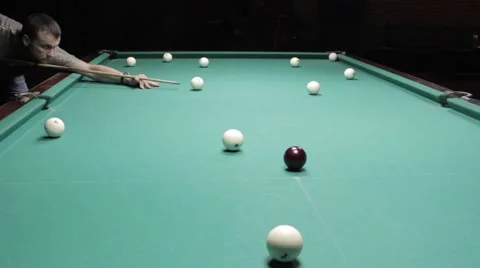 Billiard training 動画素材 64121556