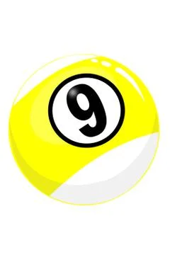 Billiards ball Stock Illustration