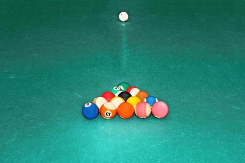 Billiards balls Stock-Fotos