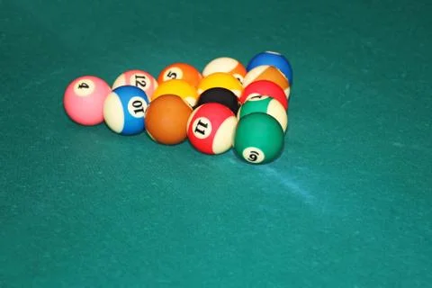 Billiards balls Stock Photos
