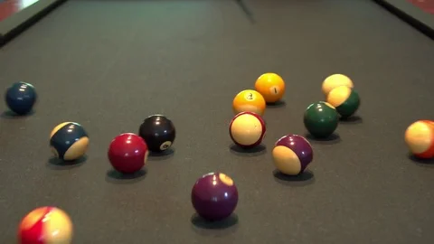 Billiards Break Video stock 81487274