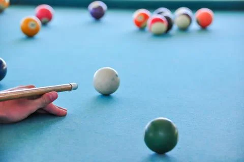 Billiards game Foto stock