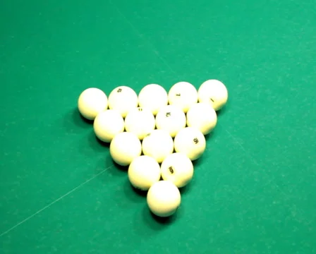 Billiards game split pyramids PAL Stock Footage 1076640