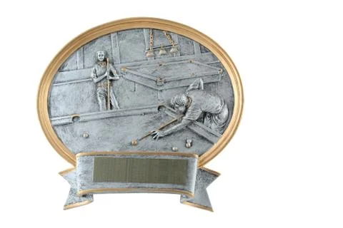 Billiards plaque Stock Photos