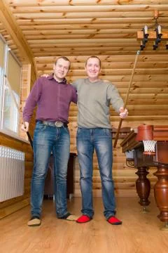 Billiards player Stock Photos