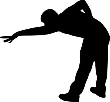 Billiards Player Silhouette Pool Illustrazione stock