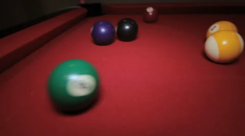 Billiards Pool Break Stock Footage 22575833