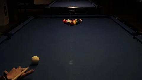 Billiards. Pool/billiards Game . Stock Footage 75866779