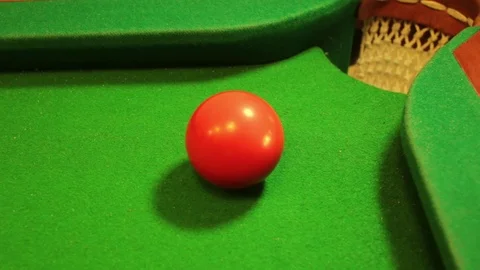 Billiards: Throwing a Ball fail Stock Footage 72634255