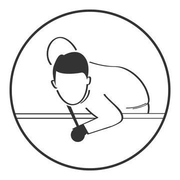 Billiards vector illustration Stock Illustration