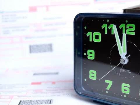 Billing time Foto stock