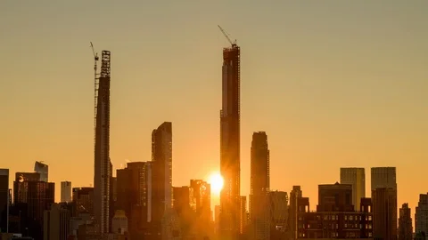 Billionaire's Row II Stock Footage 124903763