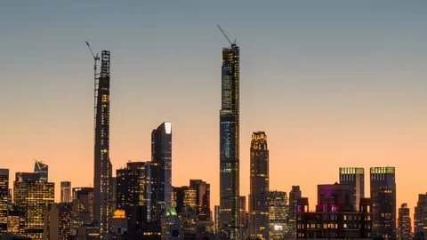 Billionaire's Row III Stock Footage 124903969