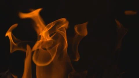 Billowing flames fire background Stock Photos