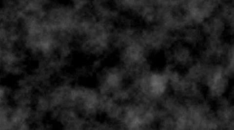 Billowing smoke in the dark background Stock Illustration