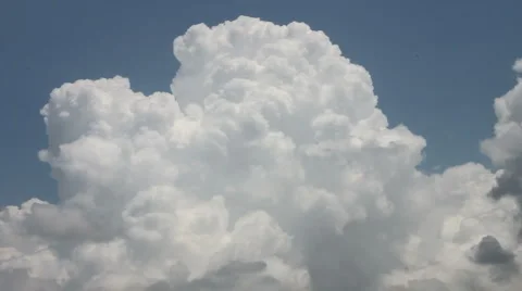 Billowing White Clouds Stock-Footage 1217829