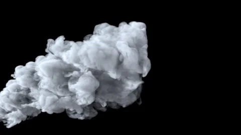 Billowing White Smoke Stock Footage 253031668