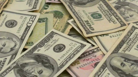 Bills background - HD Stock Footage