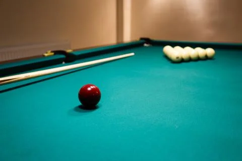 The billyard table Stock Photos