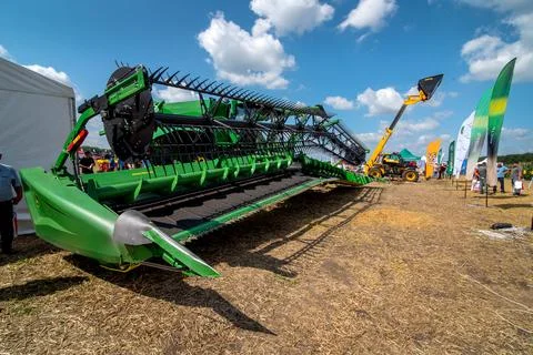 Bilogirya, Khmelnytsky region, UKRAINE - August 19, 2021: at the demonstratio Stock Photos