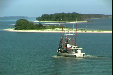 Biloxi Bay Stock-Footage 816455