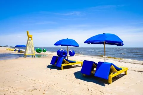Biloxi beach Stock Photos