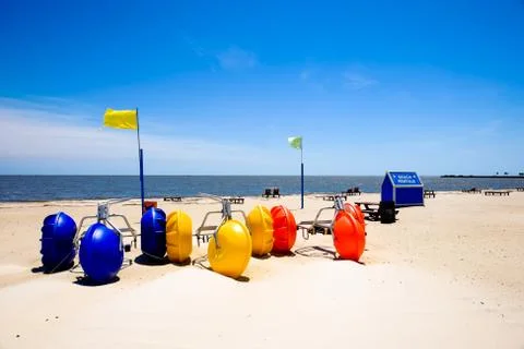 Biloxi beach Stock Photos