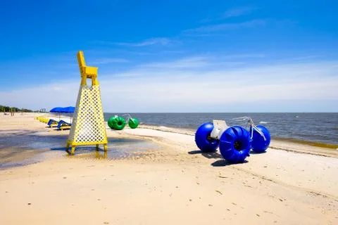Biloxi beach Stock Photos